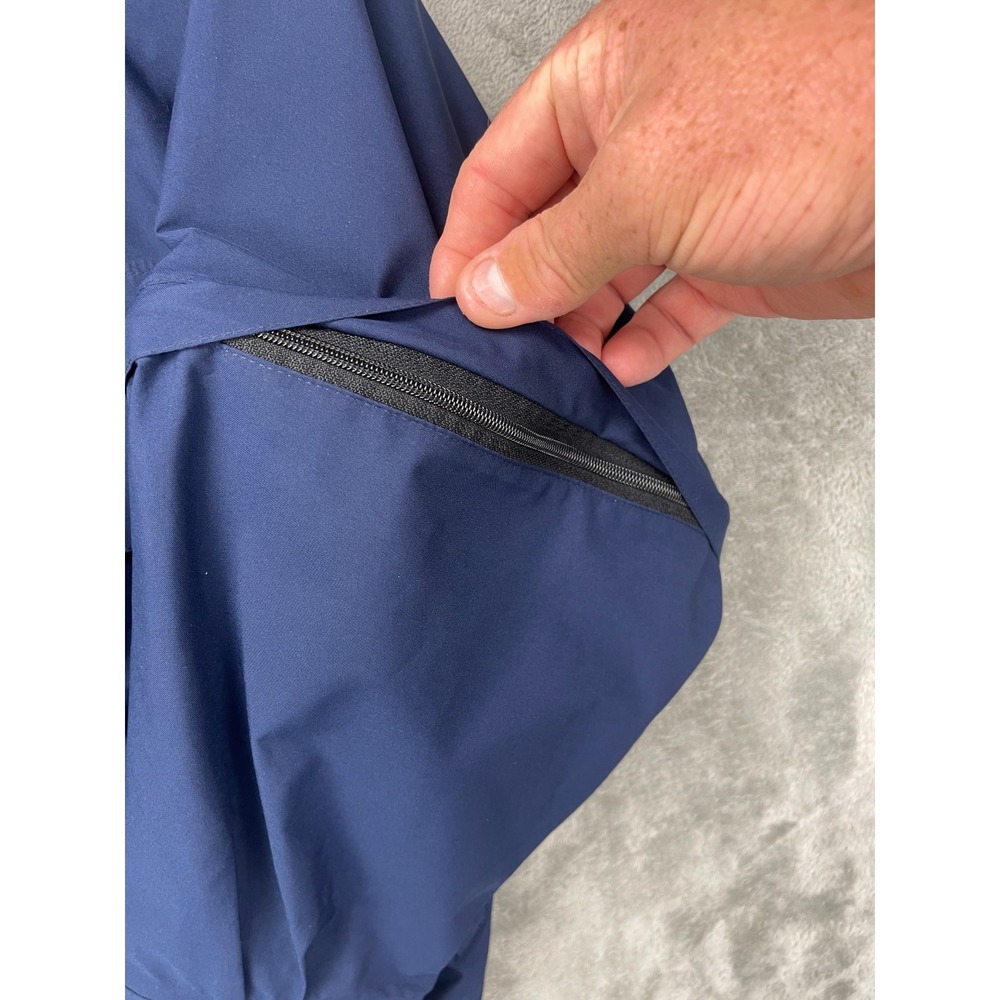 Zero Restriction Women's Gore-Tex Convertible Jacket Sz S Navy Long/Short/Vest - Picture 2 of 13